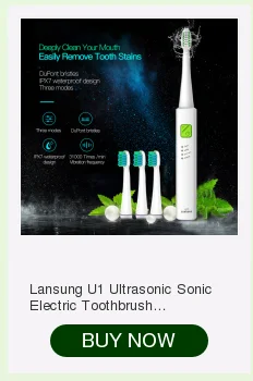 LANSUNG насадки для зубных щеток сменные насадки для электрической зубной щетки U1 A39 A39plus A1 SN901 SN902 зубная щетка для гигиены полости рта 4