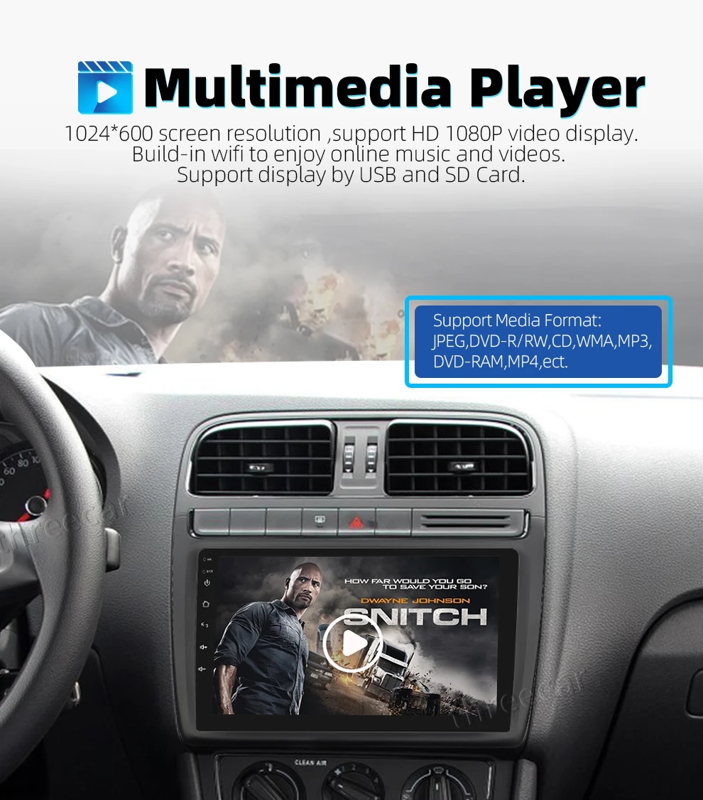 Android 9 gps навигация Авторадио 2+ 16 Гб мультимедийный плеер Bluetooth DSP FM AM 3g wifi OBD2 Универсальный 2Din автомобильный Радио для ford