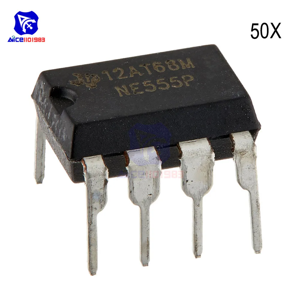 50 шт./лот IC чипы NE555P NE555 555 DIP-8 регулятор напряжения таймер | Электронные компоненты