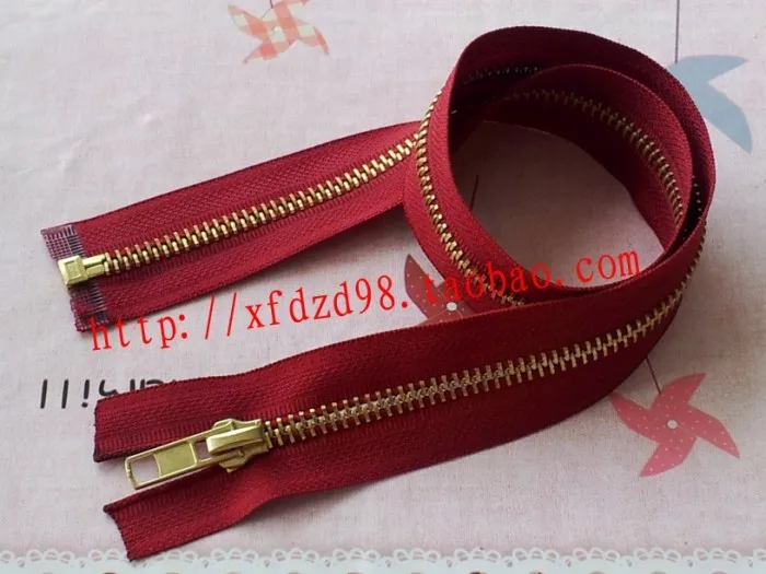 3 шт./лот 5 #80 см бронзовая открытая металлическая молния с ползунком пальто одежда