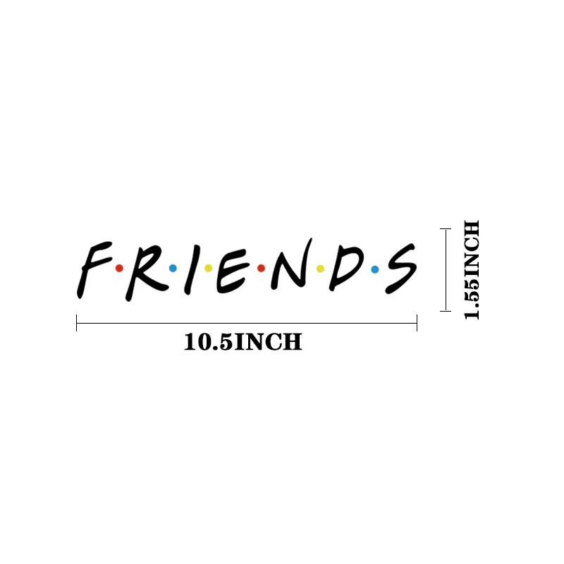 Наклейки с надписью Friends, термопереводная нашивка, сделай сам, железные моющиеся прочные Значки для одежды, футболки, индивидуальный дизайн E0607