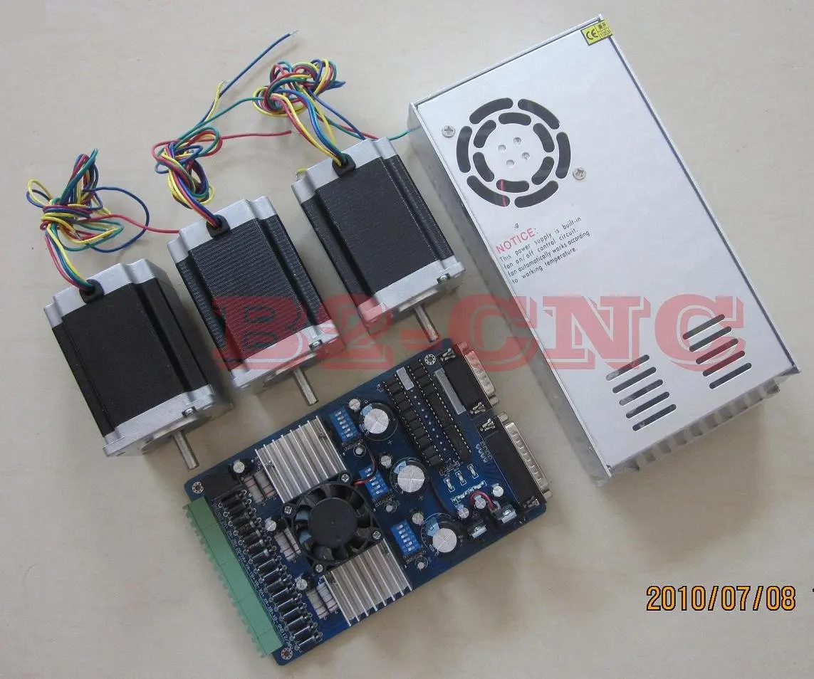 3aixs Nema 23 290oz-in 21kg. см шаговые двигатели и TB6560 управляющая плата и блок питания фрезерный станок с ЧПУ или мельница управляющая плата