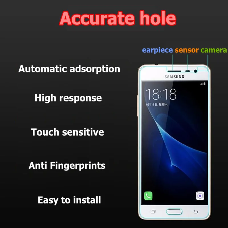 Закаленное стекло для SAMSUNG Galaxy J3 2016 Защитная крышка экрана 5 дюймов 9H J300 J310 J320