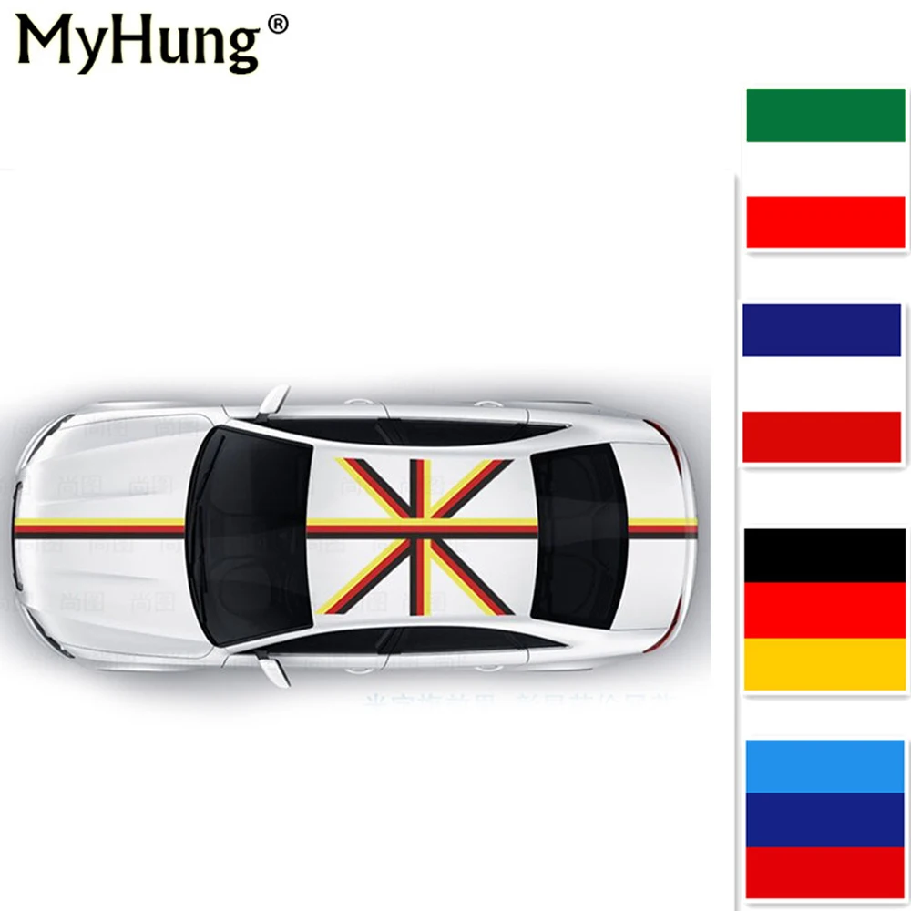 2 м красочная полоса DIY флаг шаблон Германия наклейка для KIA K2 K3 K4 K5 Sportage R Sorento VQ