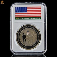 2001 us world trade center september 11 attacks us military challenge commemorative coin collection wpccb holder