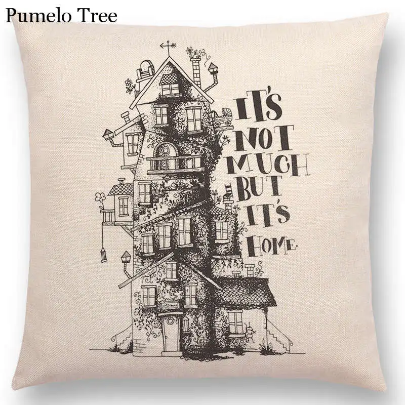 Черно белая декоративная надпись интересный узор домашняя кофейная любовь Кошка