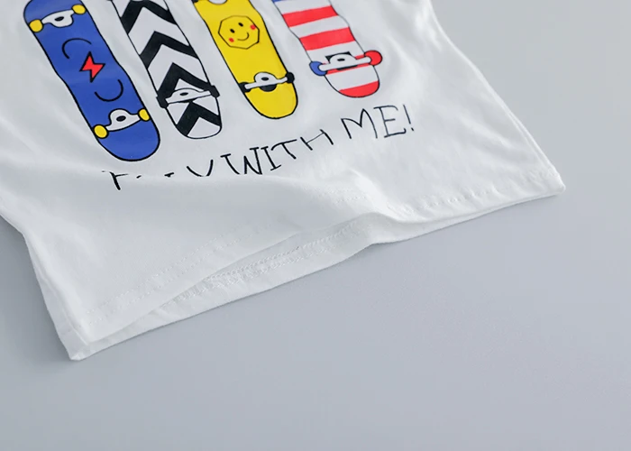 WENWENDEXINGFU Summer Toddler Infant Clothing Sets Baby Girls Boys Clothes Suits Skateboard T Shirt Shorts Kids Child | Детская одежда
