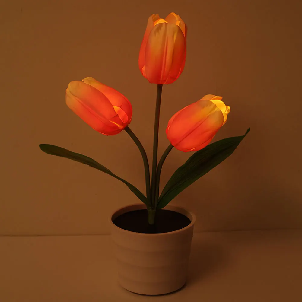 Открытый RGB водостойкий светодиодный солнечный свет искусственный Горшковый