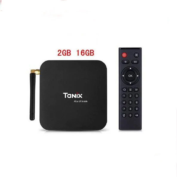 Tanix TX6 DDR3 2GB ram 16GB rom 100M LAN Android 9,0 tv Box 4K Smart Box - Цвет: 2G 16G ONLY