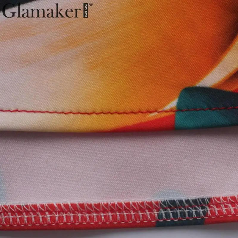 Glamaker, сексуальное женское платье с v-образным вырезом размера плюс, весна-лето, костюм из двух частей, элегантное платье миди, вечерние платья без рукавов для клуба, vestidos
