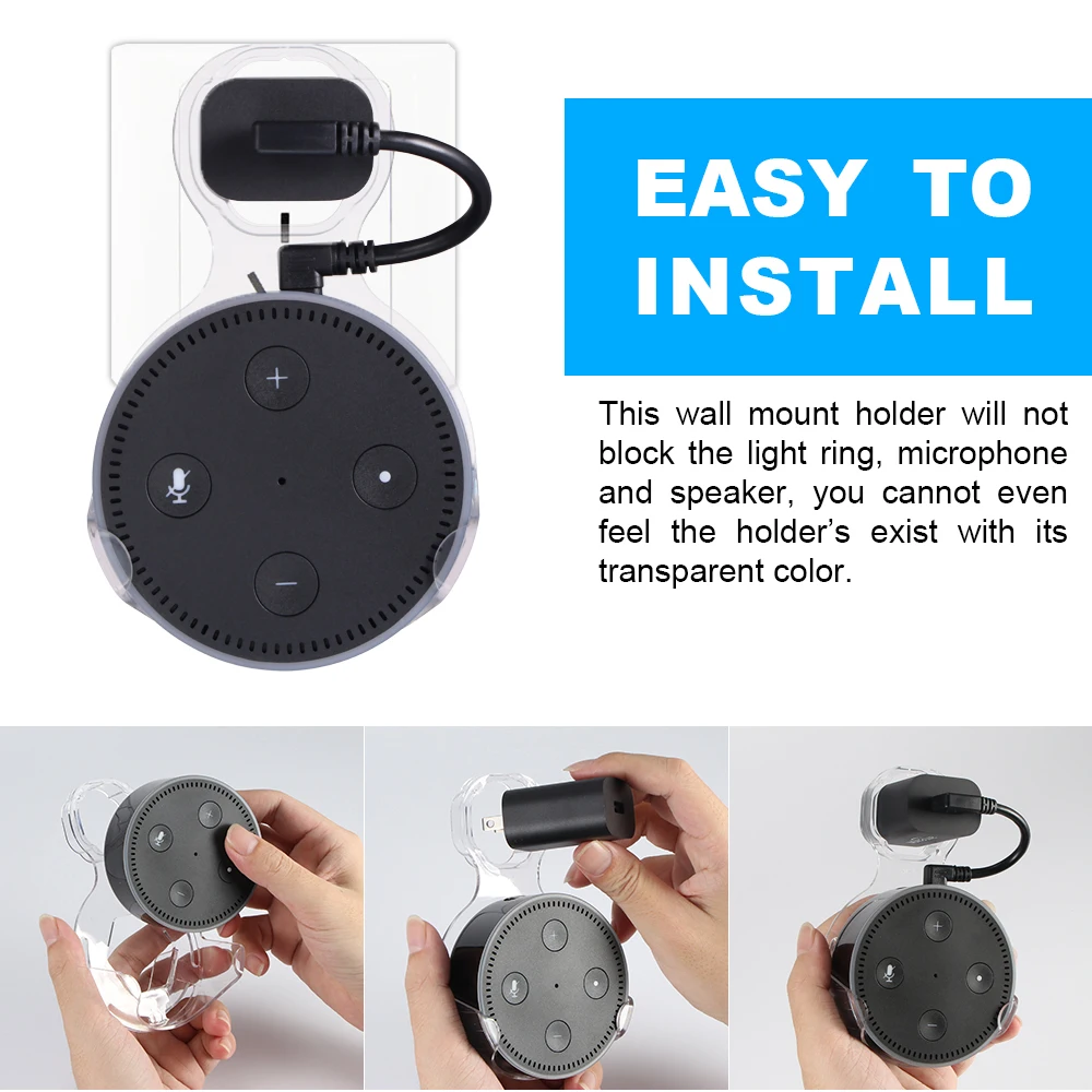 На выходе настенное крепление вешалка держатель для Alexa Echo Dot 2nd Generation с зарядным