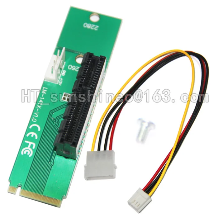 5 шт./лот NGFF M2 к PCI-E 4X слот адаптер карта M ключ M.2 порт SSD в PCI Express расширения |