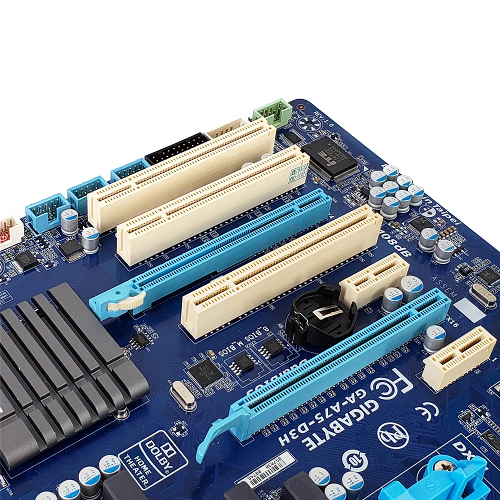 Gigabyte GA A75 D3H настольная материнская плата ADM гнездо FM1 AMD Lynx Llano серии APU DDR3 32G SATA3 USB3.0 E