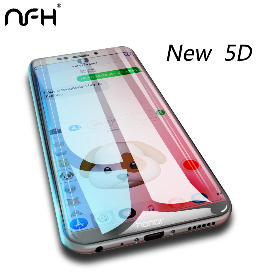 NFH стекло для Huawei Honor 9 Lite защита экрана закаленное Полное покрытие