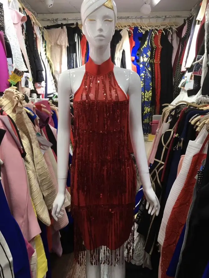 Deavogy 2018 Новый Vestido для соблазнительных женщин на бретелях с блестками эластичное
