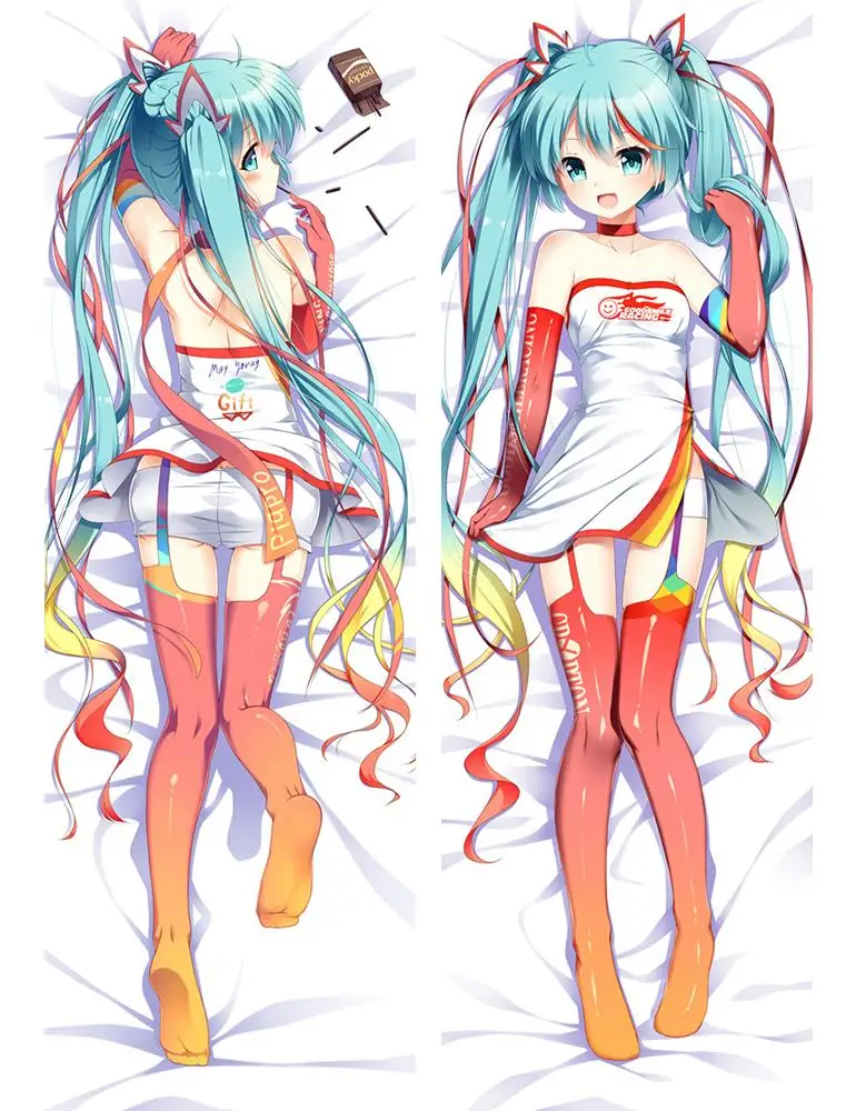 Японское Аниме Хацунэ Мику Waifu отаку обнимает тело декоративная наволочка чехол Dakmakura чехол s подарок на Хэллоуин - Цвет: D