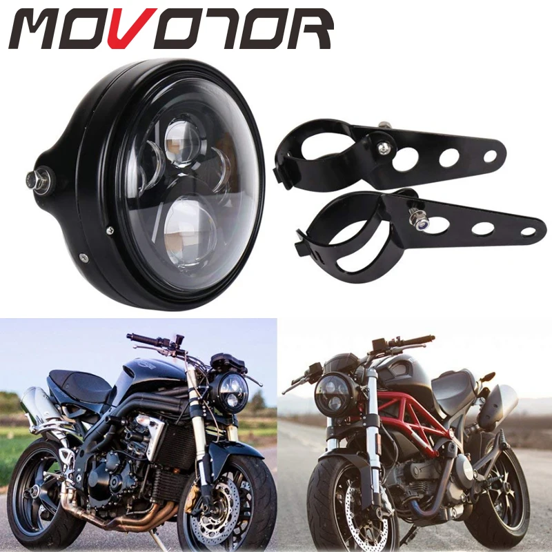 Аксессуары для мотоцикла с чехлом 7 дюймов + мотоциклетная фара Harley Davidson Yamaha Honda