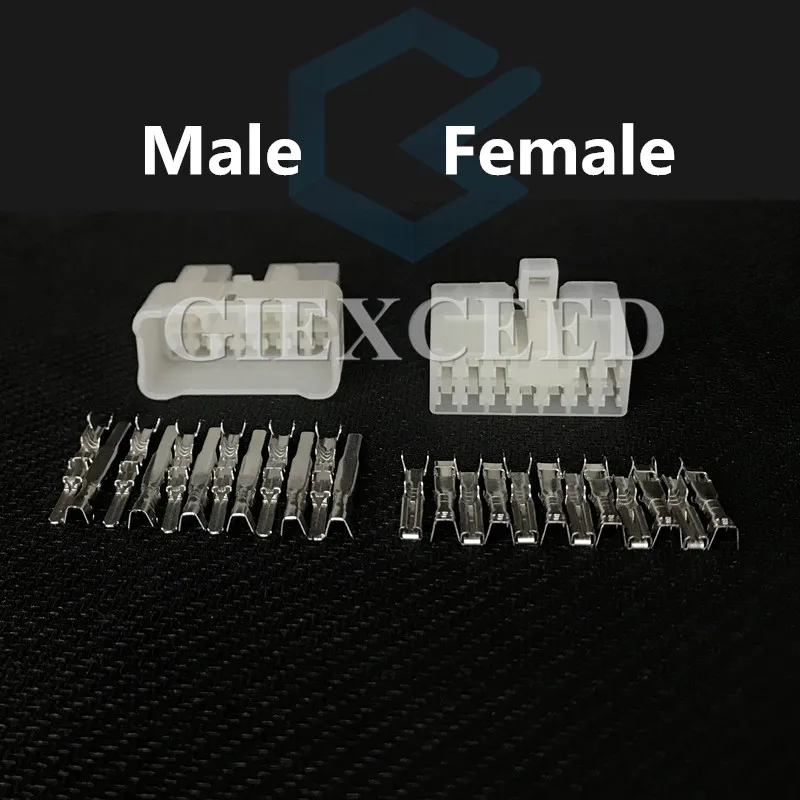 2 комплекта 12 Pin 7122-1210 7123-1210 гнездовой автомобильный соединитель электрическая