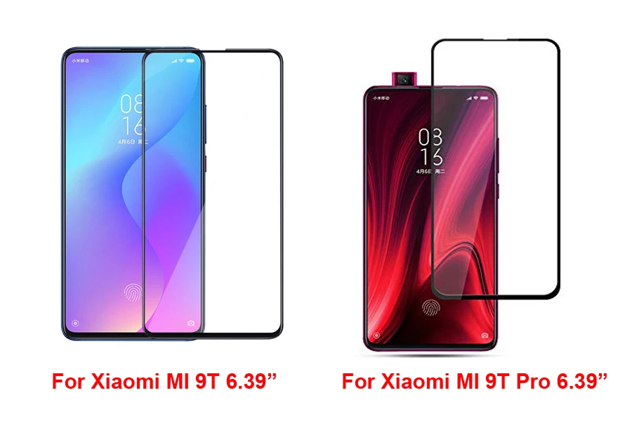Tempered Glass For Xiaomi Mi 8 9 Pro SE A1 A2 Lite A3 Mi8 9t Protective Glass on For Xiaomi Mix 3 Film Screen Protector Full