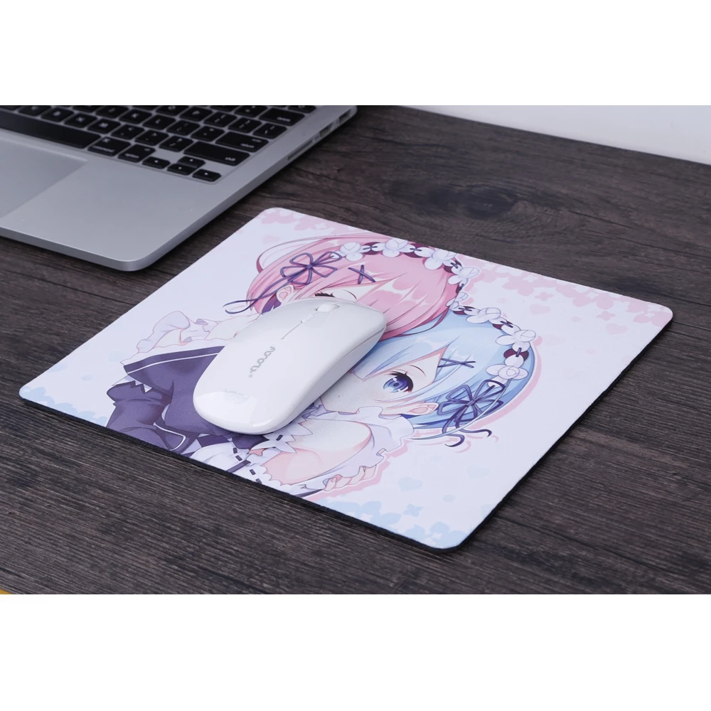 Коврик для мыши с рисунком из аниме JK Re Life in a different world from zero Rem Ram 21x26 см |