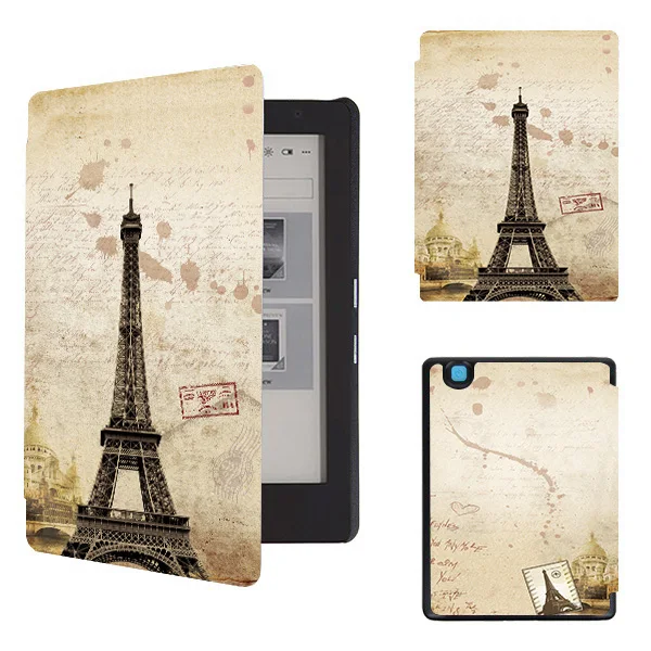 KBH2O2 SY TD Folio Искусственная кожа чехол для Новинка выпуска Kobo Aura h2o edition 2 6." Доказательство воды читалка Защитная крышка кожи+ подарок - Цвет: KBH2O2 SY TD