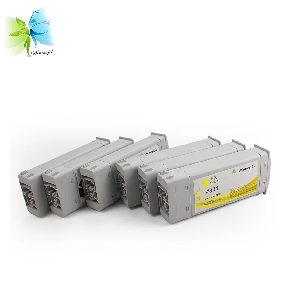 Winnerjet 775 мл 831A 831 совместимый чернильный картридж для HP latex 310 315 330 335 360 365 370 570