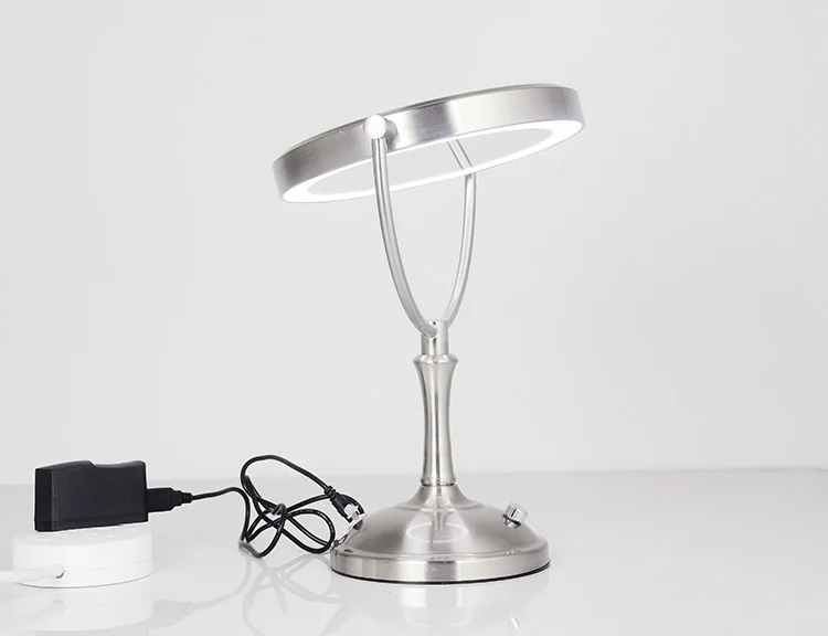Зеркало для бритья круглое зеркало макияжа led винтажное двухстороннее