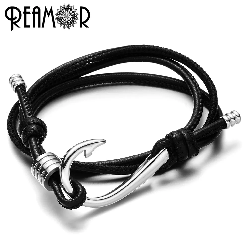 REAMOR 3*5 мм размер отверстия 316L крючок из нержавеющей стали для рыбы соединители