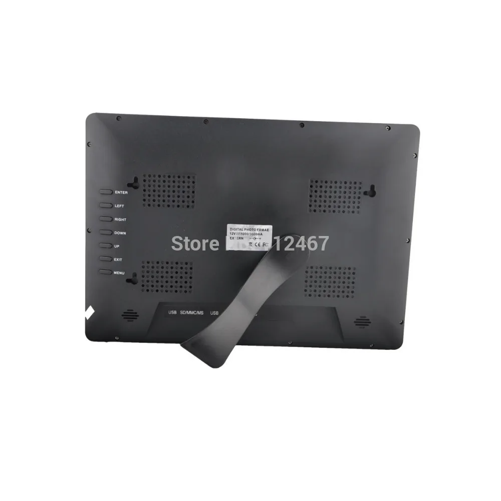 14 Inch Multifunctional HD Digital Photo Frame/Electronic Picture Album with Mirror Panel Music/Video/Ebook/Time/Alarm | Электроника