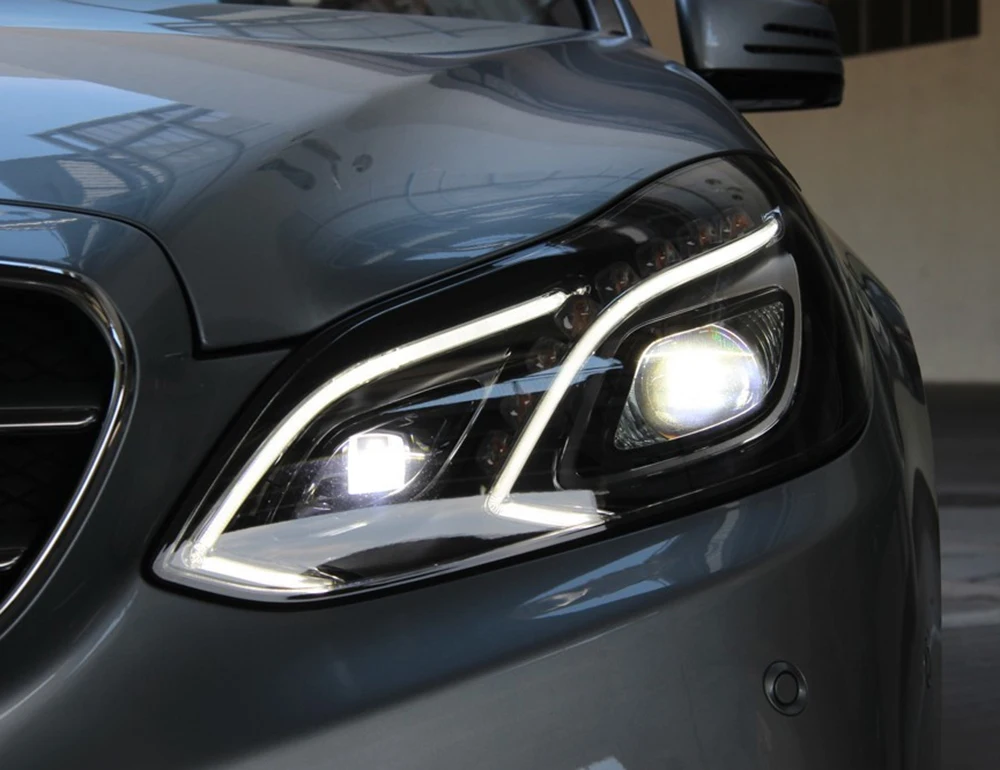 Для Mercedes-Benz W212 E200L E260L E280L E300L E350L Автомобильные фары прозрачные линзы Авто оболочка Крышка