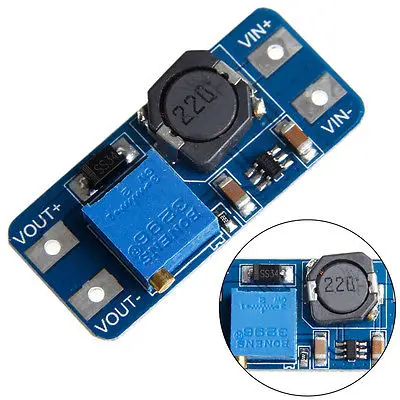 MT3608 DC to Step Up Adjustable Converter Booster Power Supply Module Output 2A |