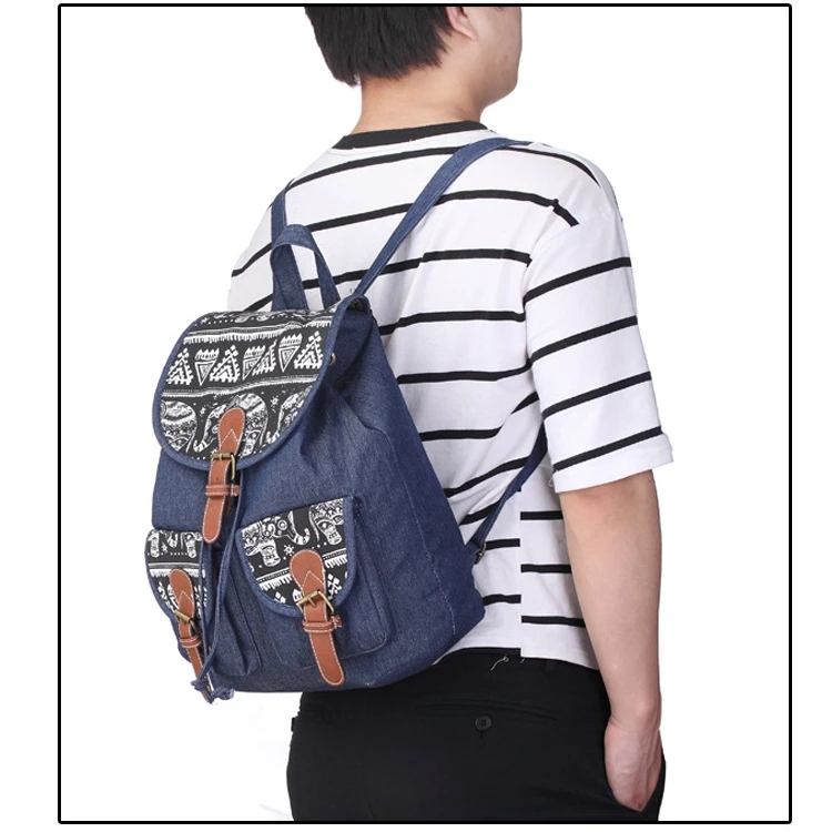 TMYOY модный джинсовый мужской рюкзак для путешествий Back Pack текстильные школьные