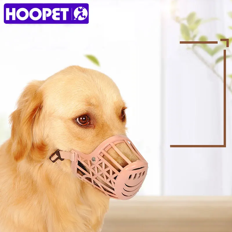 

HOOPET Baskerville Ultra Dog No Bite Muzzle Comfortable Soft Plastic Mesh Basket