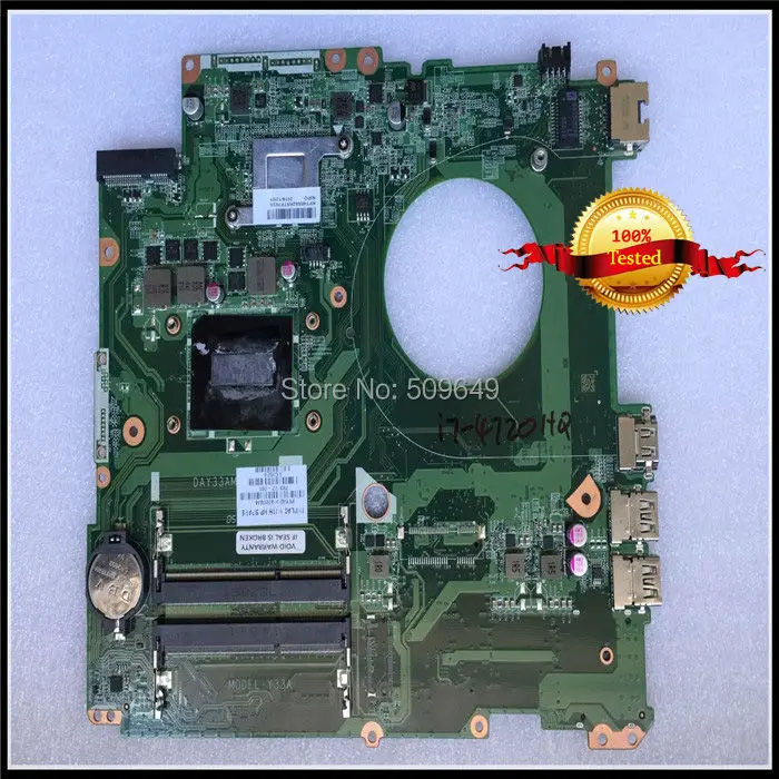 

Top quality , For HP laptop mainboard 15-K GM 793272-001 laptop motherboard,100% Tested 60 days warranty