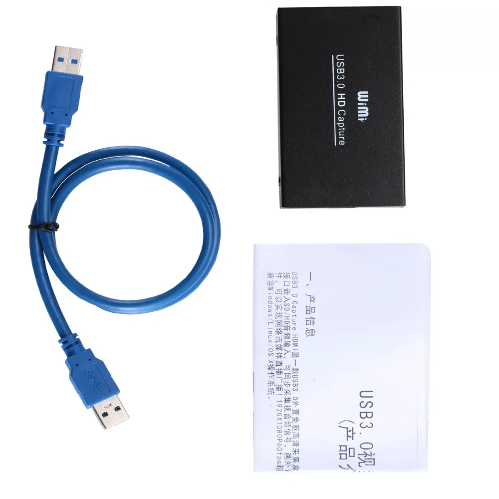 EC288 USB 3 0 HD 1080P 60 Гц 16 битный захват телефонных игр встреча видео Захват коробка для