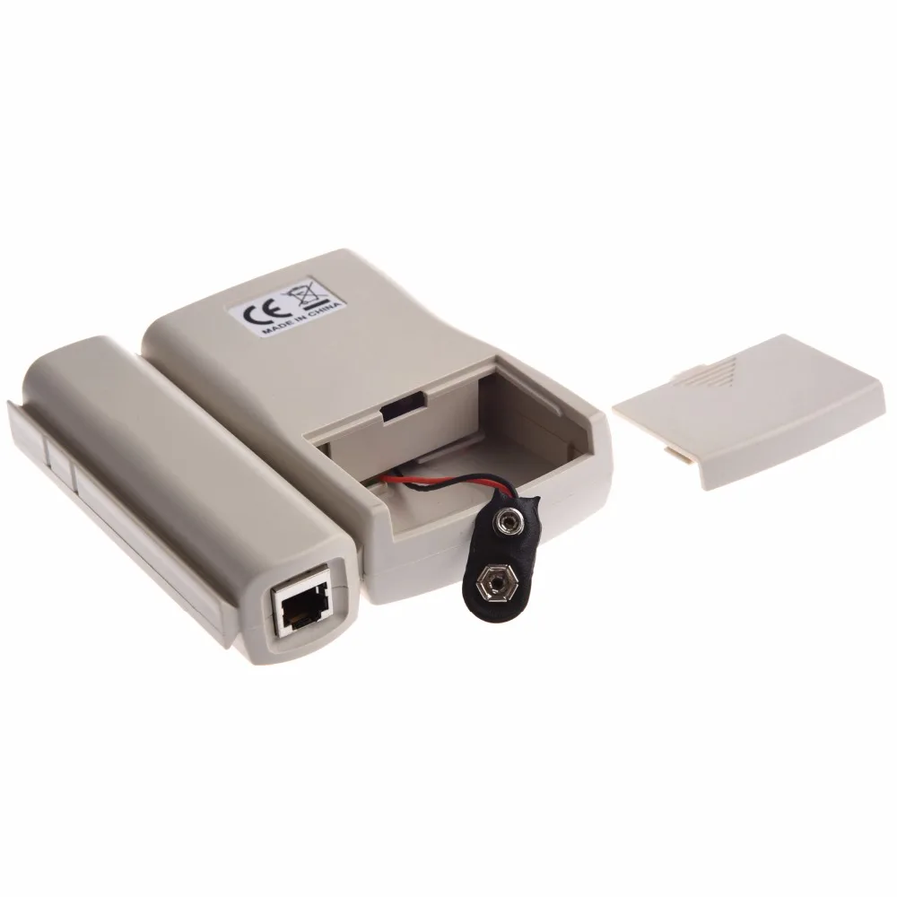 Профессиональный RJ45 RJ11Cat5 Cat6 LAN Кабельный тестер Ручной сетевой провод телефонная