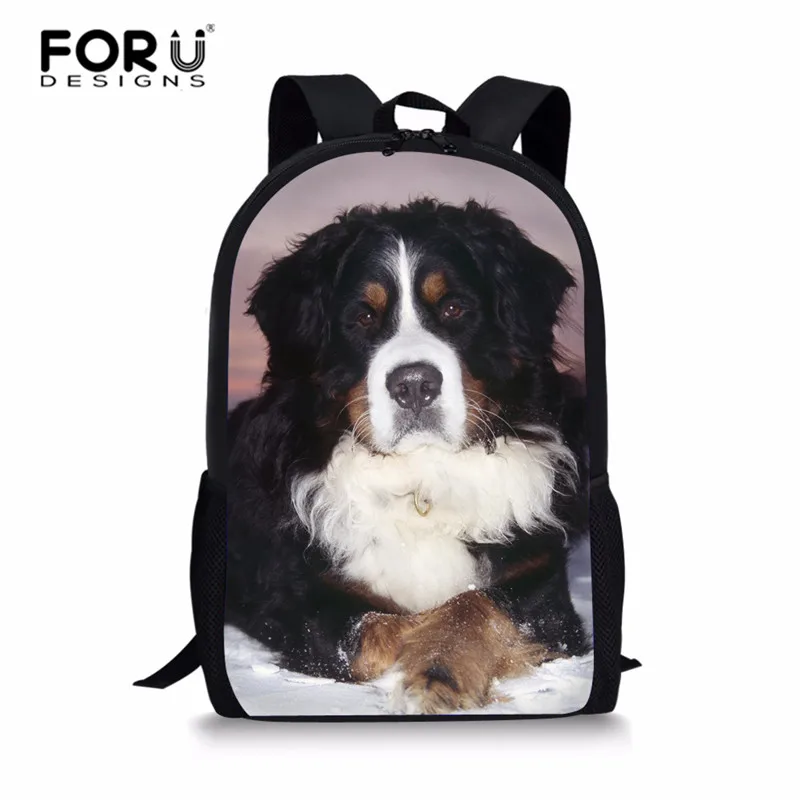 FORUDESIGNS/детские школьные сумки, набор, Бернский рюкзак с горной собакой, школьные сумки для мальчиков и девочек, подарок для детей, рюкзаки, mochila escolar - Color: L4462C