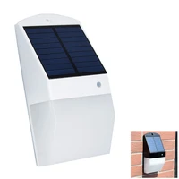 newest design wireless solar light 25 led 1500mah radar motion sensor garden wall lamp for outdoor waterproof lighting