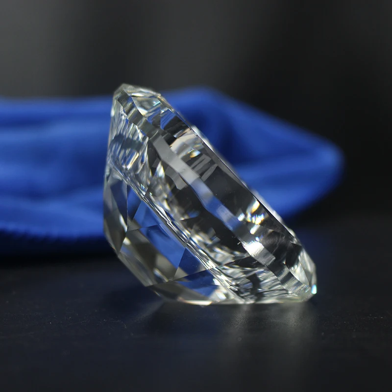 1 шт. 65 мм диаметр сверкающий кристалл Daimond чай держатель свечей стенд украшения дома