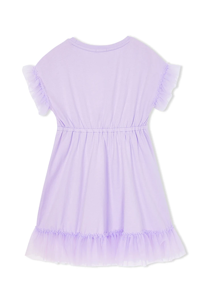 Balabala летнее платье для девочек с принтом брендовая хлопковая детская одежда