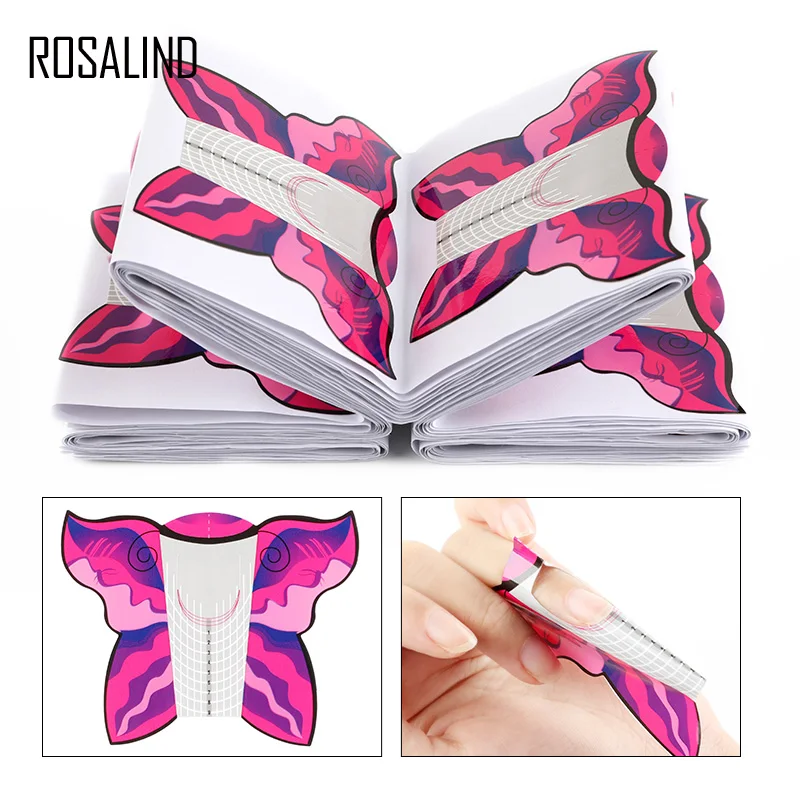 Фото Форма для ногтей ROSALIND 100 шт./лот акриловый лак скульптурирования удлинения Форма для ногтей ROSALIND 100 шт./лот акриловый лак скульптурирования удлинения