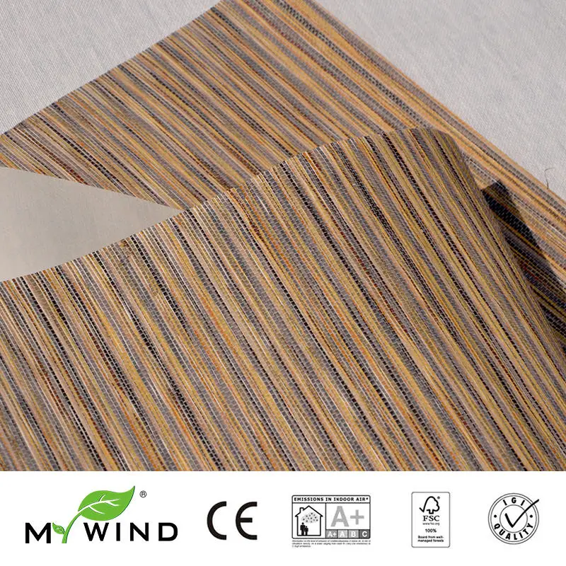 Обои MY WIND Ретро Grasscloth 3D бумажные тканые дизайнерские обои в рулоне Роскошный