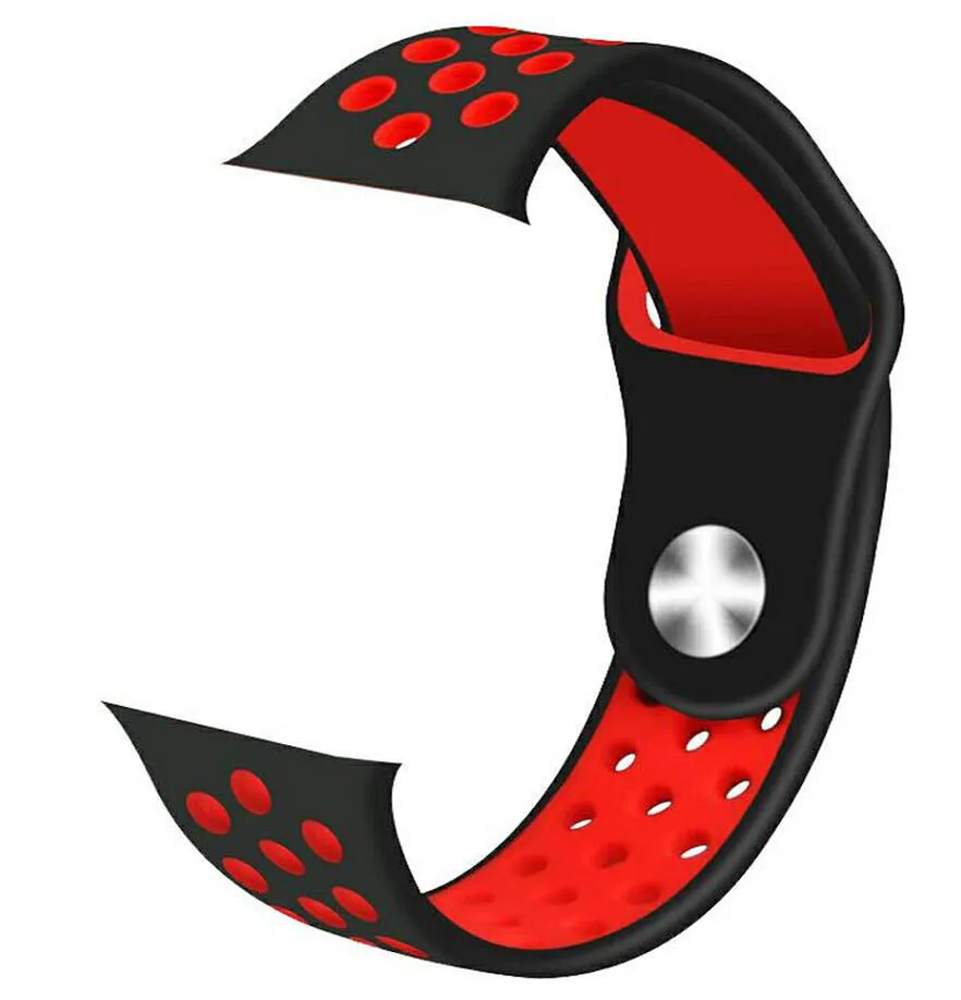 black red Ремешок Greentiger для смарт-часов S226 F8, силиконовый смарт-ремешок, ремешок на запястье, аксессуары, сменный мужской Т-образный ремень, мужской wo для мужчин - Цвет: black red