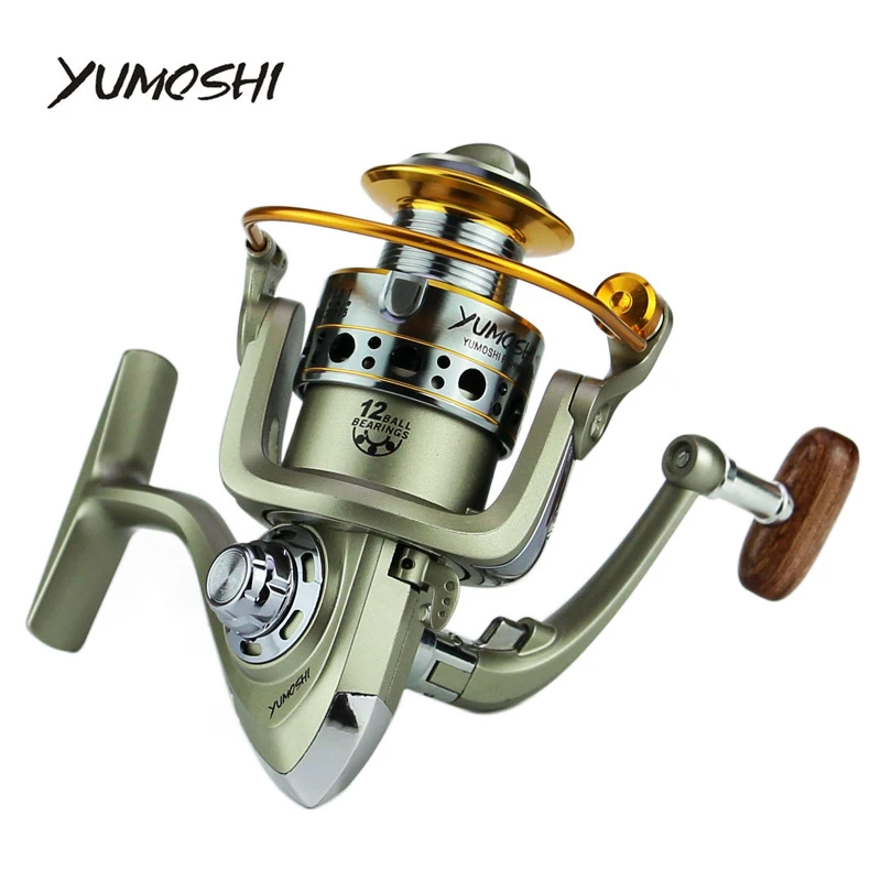 Рыболовная катушка Yumoshi для спиннинга 5 5: 1 12BB LC 1000 7000|Рыболовные катушки| |