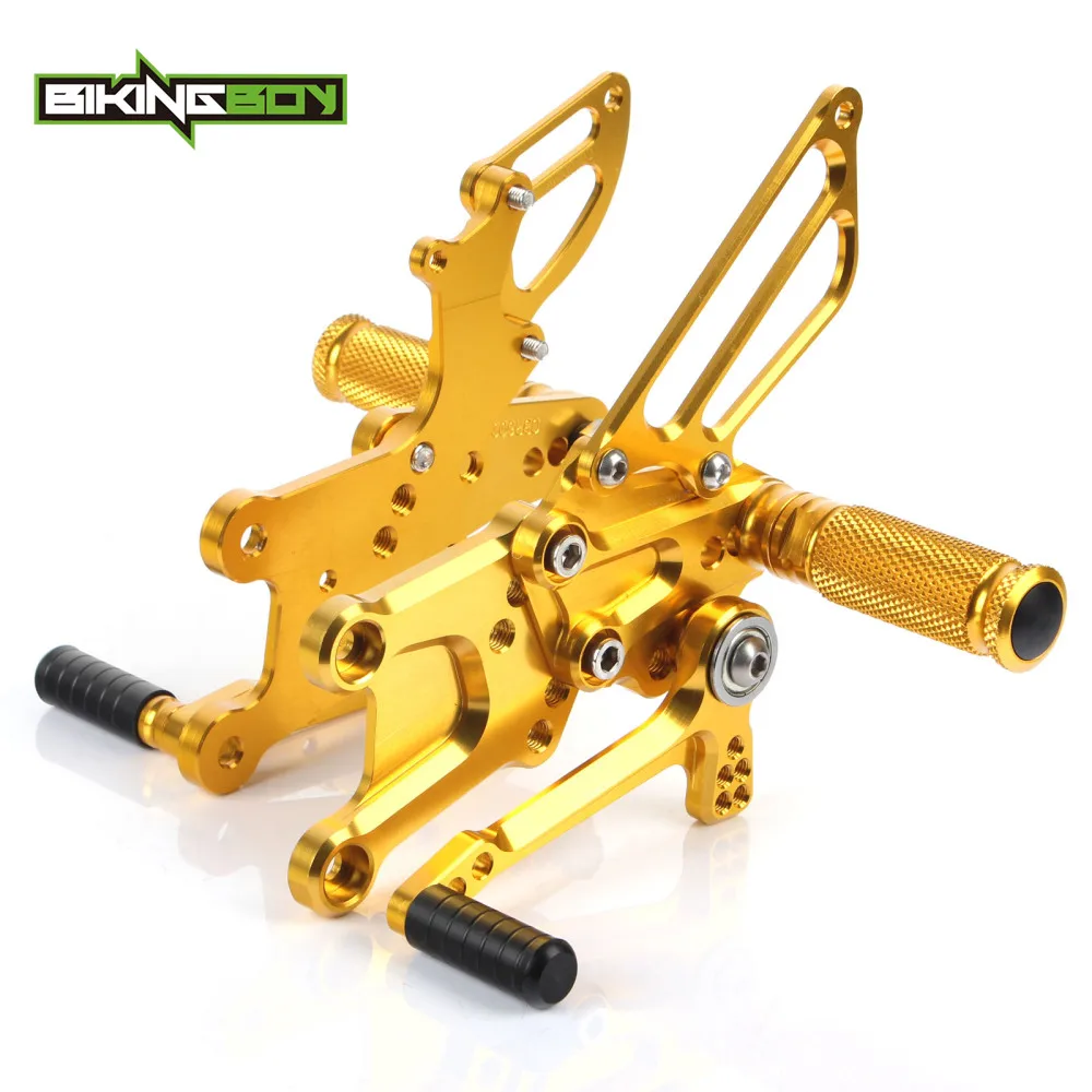 600RR ABS 09-17 Gold BIKINGBOY задние педали для ног Сзади наборы для ухода за кожей для HONDA CBR600RR 03 04 05 06 07 08 09 10 11 12 CBR 600 RR ABS 09-17 16 15 14 - Цвет: 600RR ABS 09-17 Gold