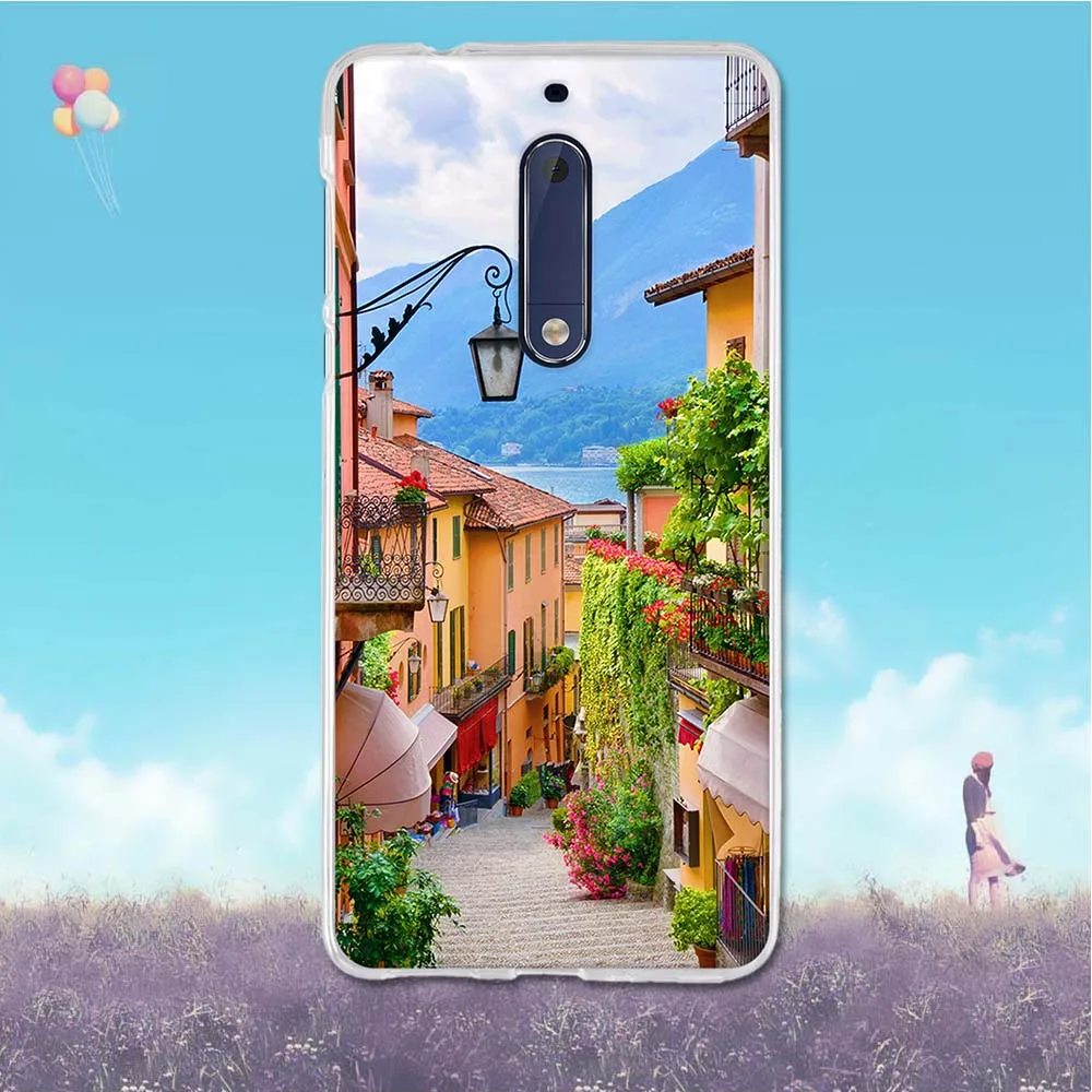 Для Nokia 5 чехол с 3D рисунком для Nokia5 задняя крышка Мягкий ТПУ силиконовый милый