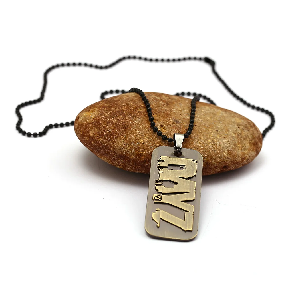 Игра DayZ брелок день z антикварное изделие из металла ожерелье бусин цепочка сплав