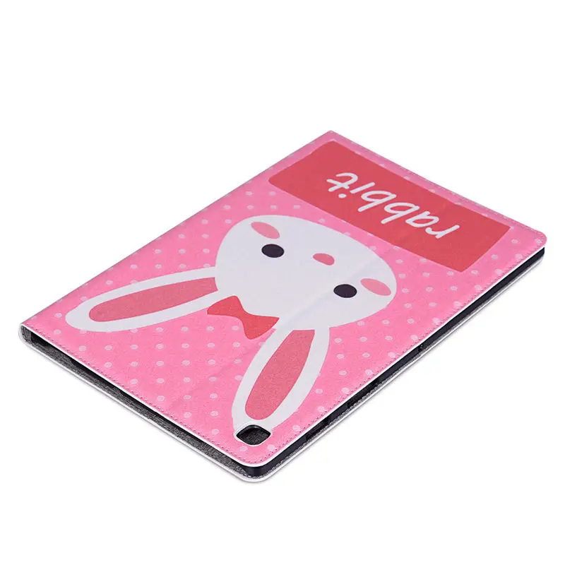 Чехол для samsung Galaxy Tab A 10,1 T510 T515 SM-T510 чехол Funda из искусственной кожи с животным узором флип-чехол с подставкой+ пленка+ ручка
