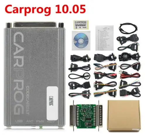 Carprog V10.0.5 CarProg V10.93 10,05 чип-тюнинг блока управления двигателем инструмент для ремонта автомобиля Carprog V8.21 Онлайн Автомобильный прог(с 21 шт. адаптеров - Цвет: Carprog 10.05 Full