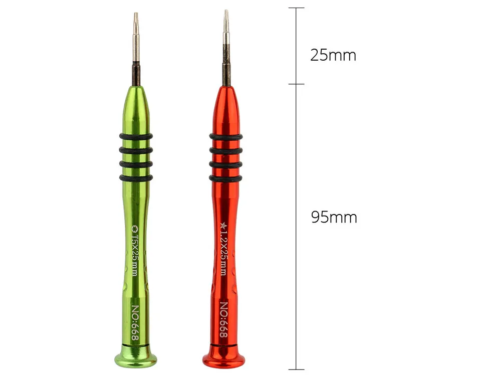 DIYFIX Precision 1,2 мм P5 Pentalobe T5 Torx отвертка для Apple Macbook Air/Pro с дисплеем retina Инструменты для ремонта ноутбуков набор